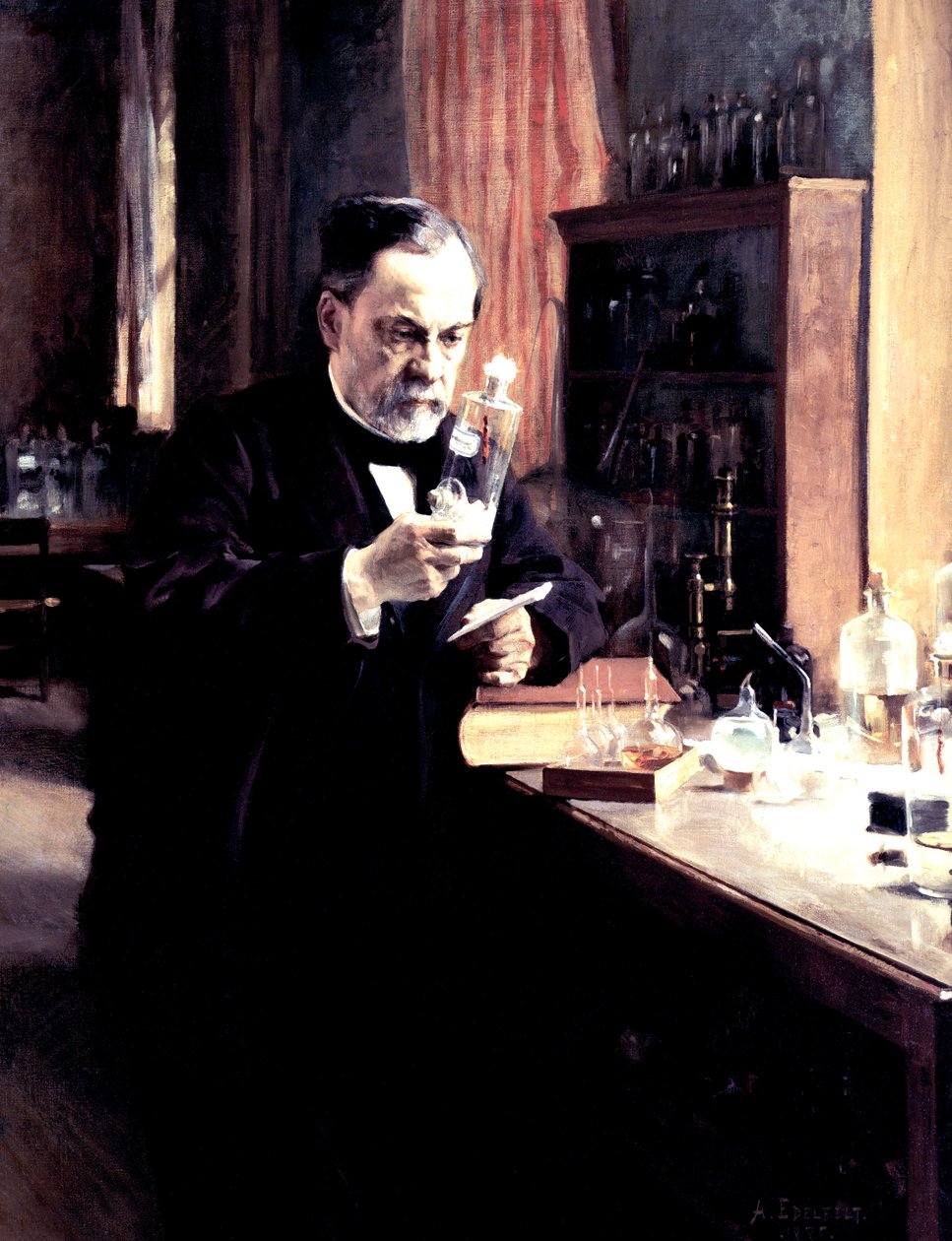 Louis Pasteur door Albert Gustaf Aristides Edelfelt