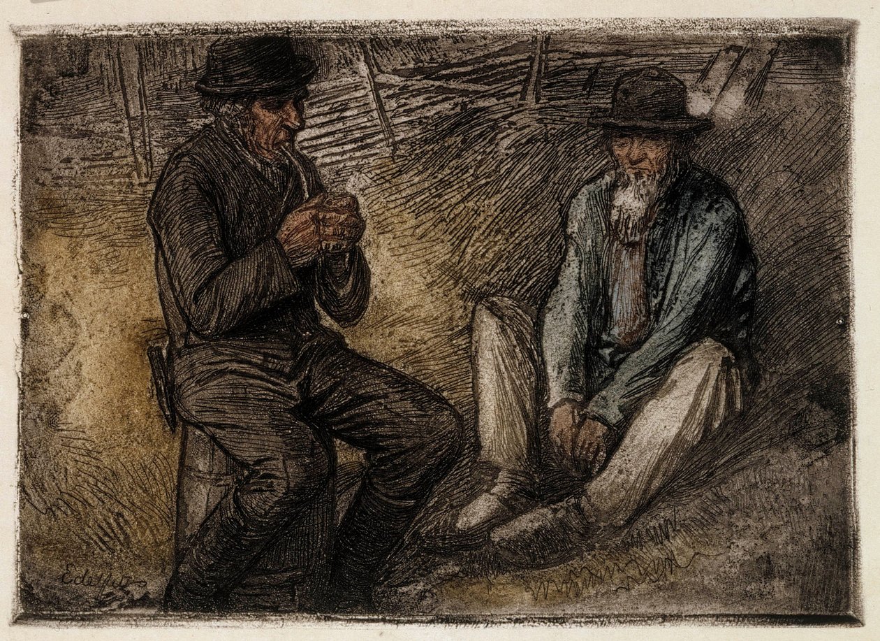 Het boerenleven door Albert Edelfelt