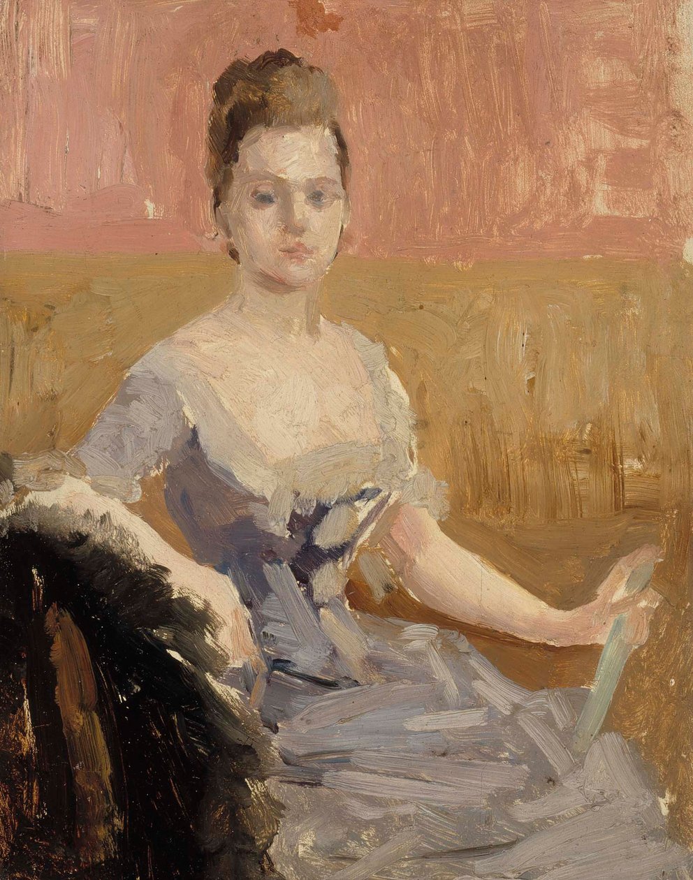 Portretstudie van gravin Augusta Lewenhaupt door Albert Edelfelt