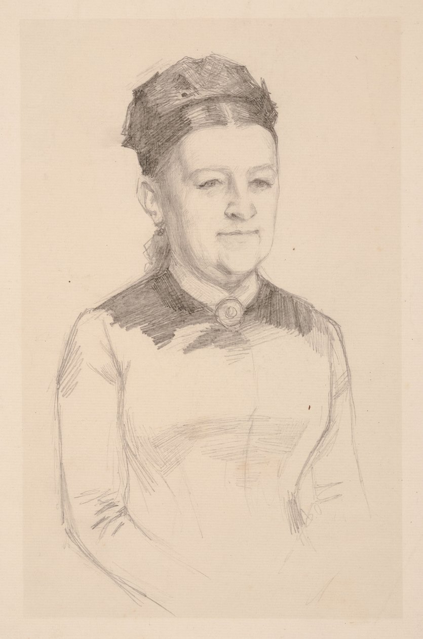 Portretstudie van mevrouw Anna Sinebrychoff door Albert Edelfelt