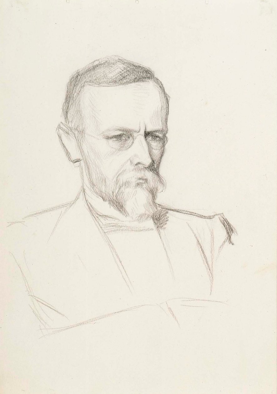 Portret van Axel Lille door Albert Edelfelt