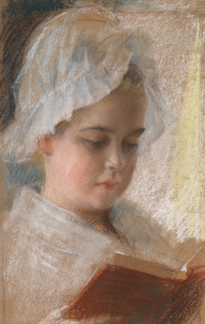 Portret van Berta Edelfelt, schets door Albert Edelfelt