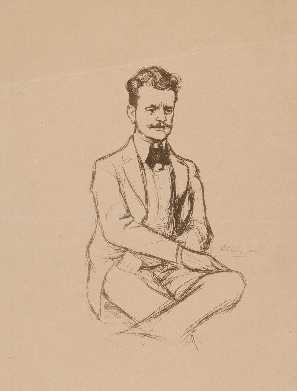 Portret van Jean Sibelius door Albert Edelfelt