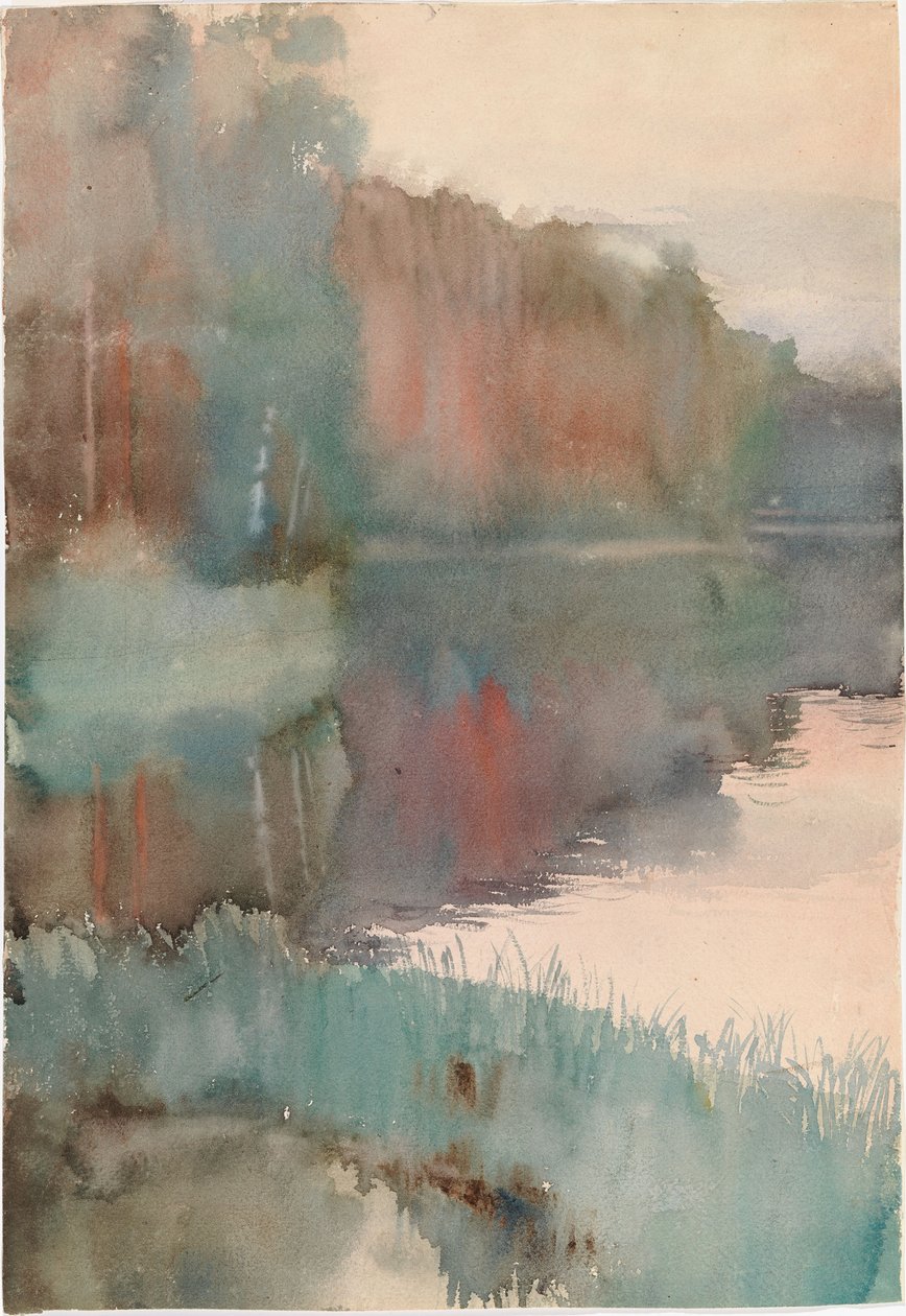 De kust bij Haikko in de herfst door Albert Edelfelt