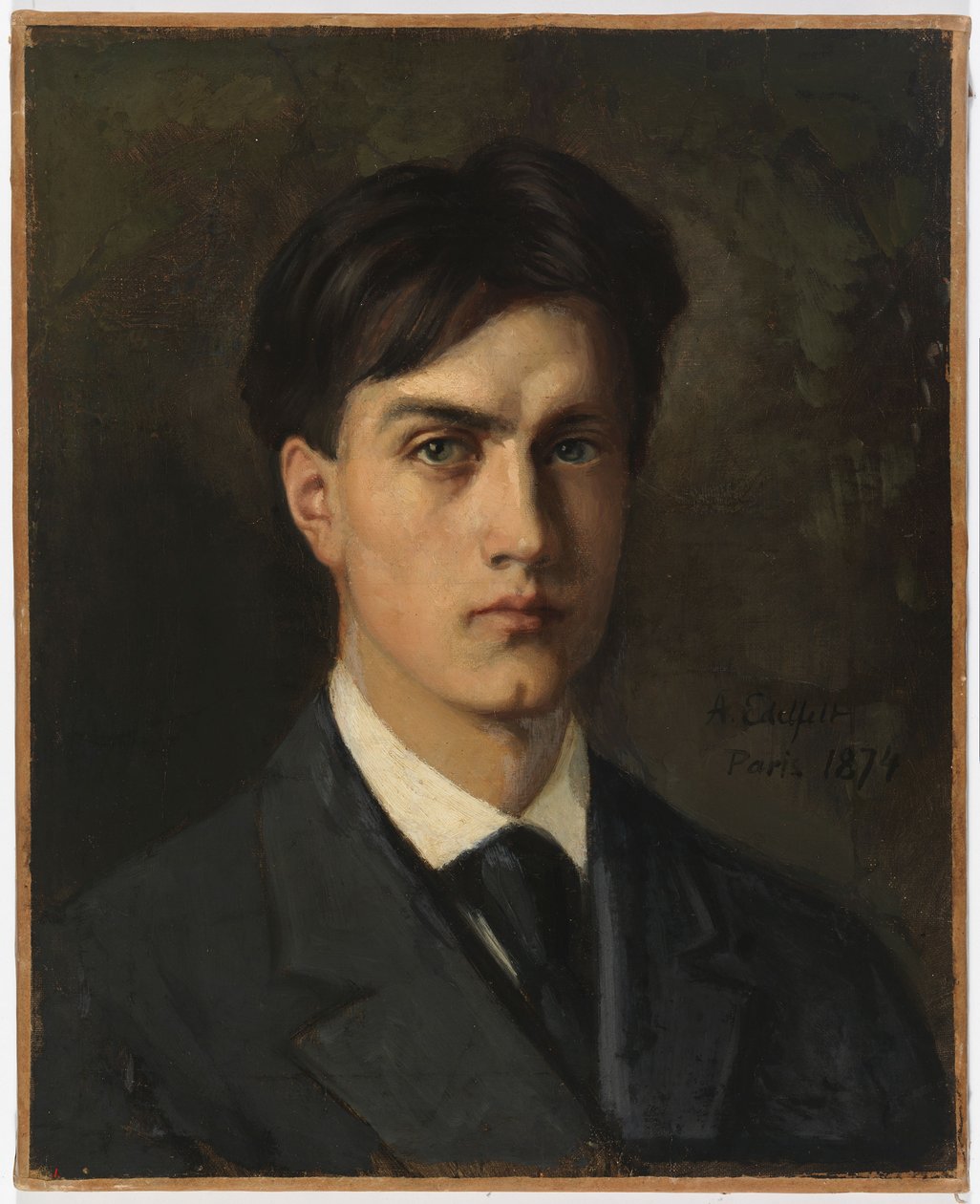 Zelfportret door Albert Edelfelt