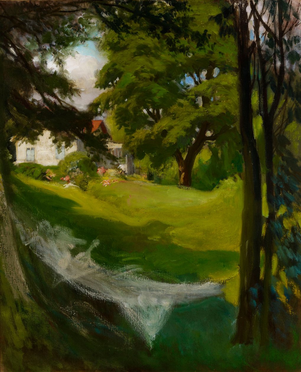 De zomervilla van de kunstenaar in Haikko door Albert Edelfelt