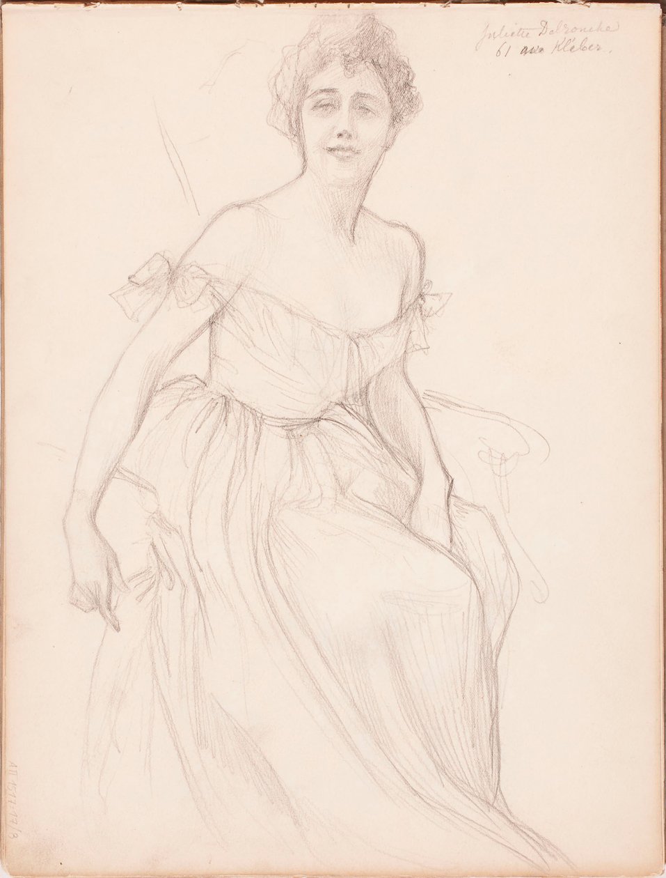 Zonder titel door Albert Edelfelt