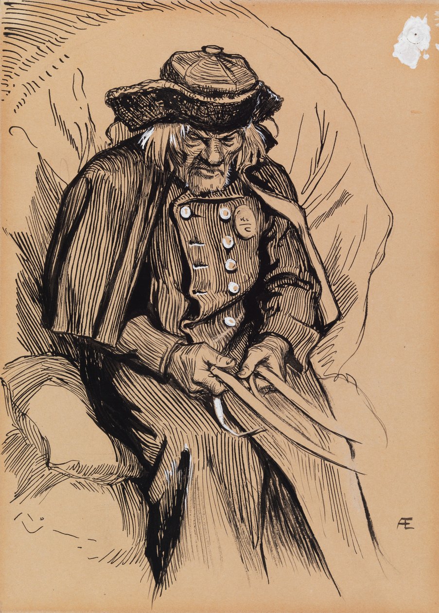 Zonder titel door Albert Edelfelt