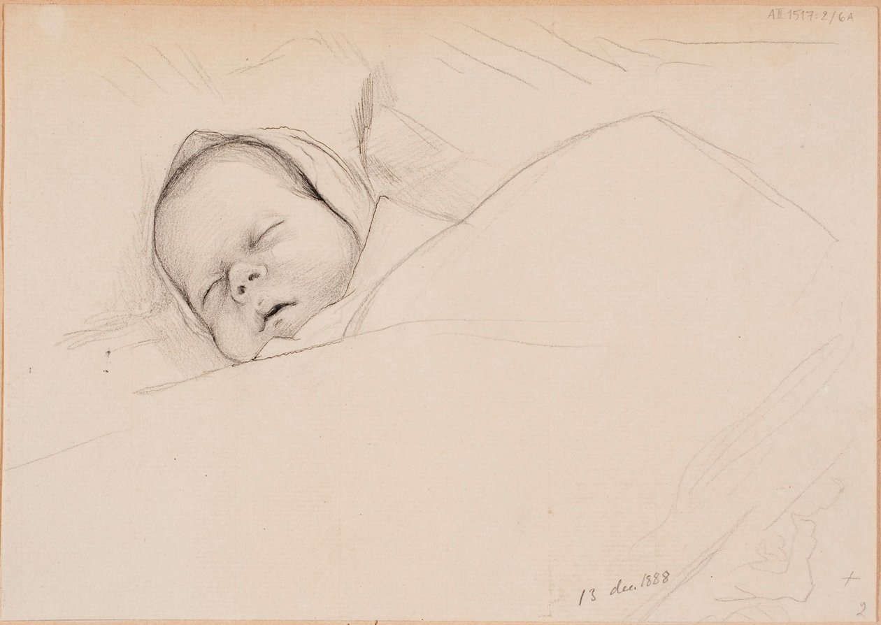 Zonder titel door Albert Edelfelt
