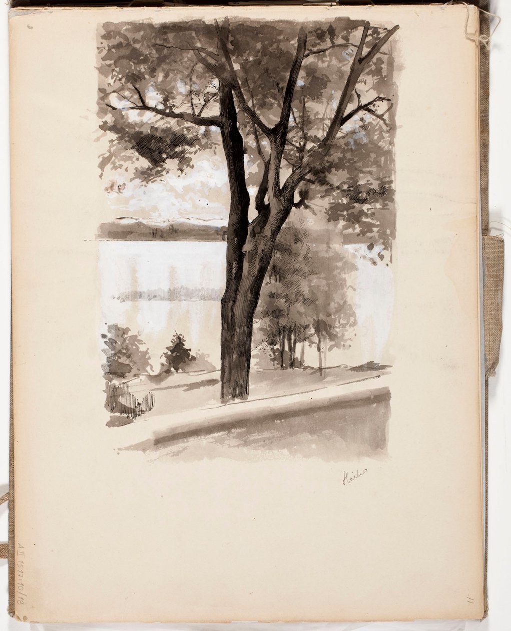 Zonder titel door Albert Edelfelt