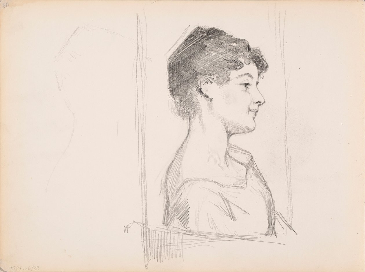 Zonder titel door Albert Edelfelt