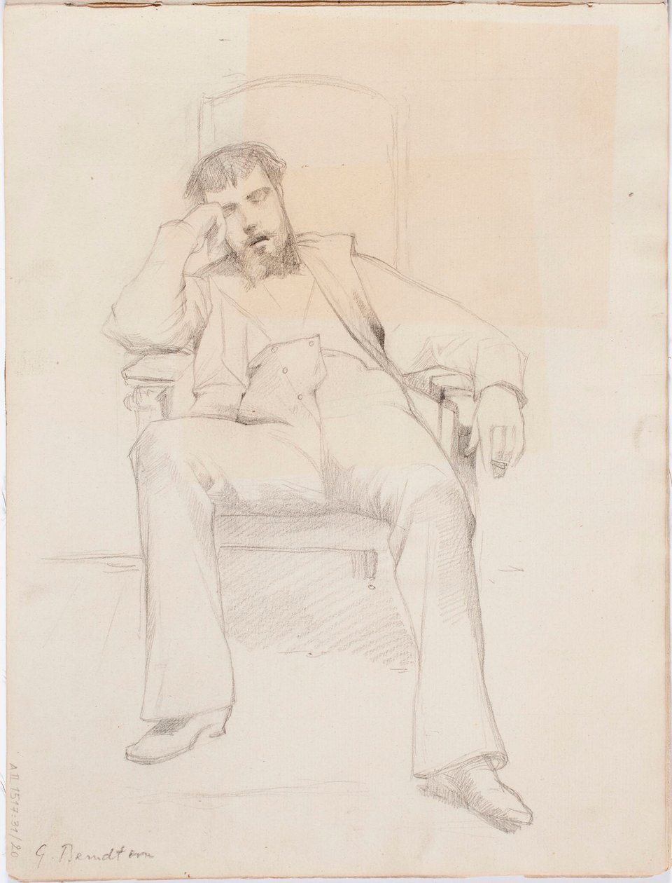 Zonder titel door Albert Edelfelt