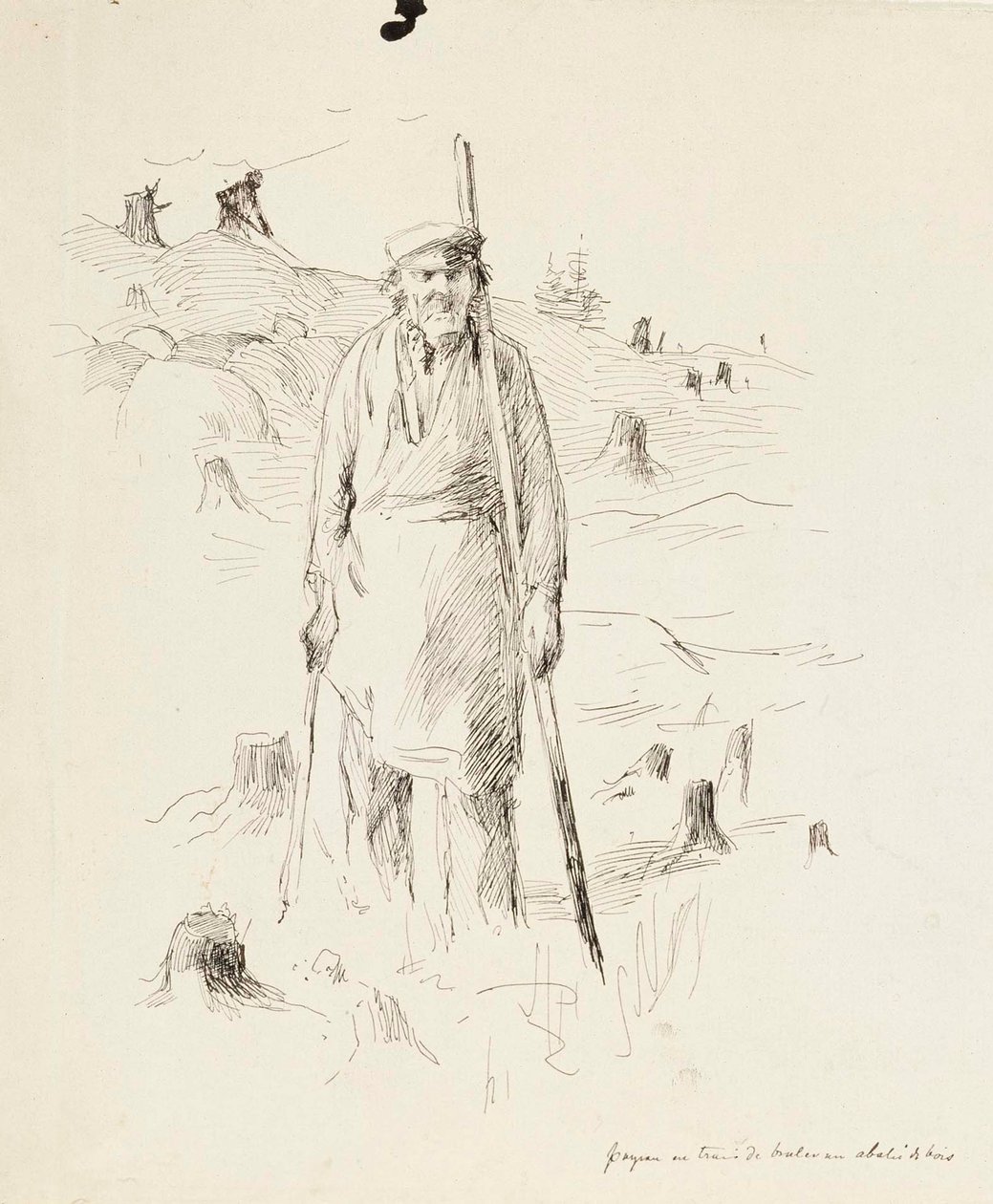Zonder titel door Albert Edelfelt