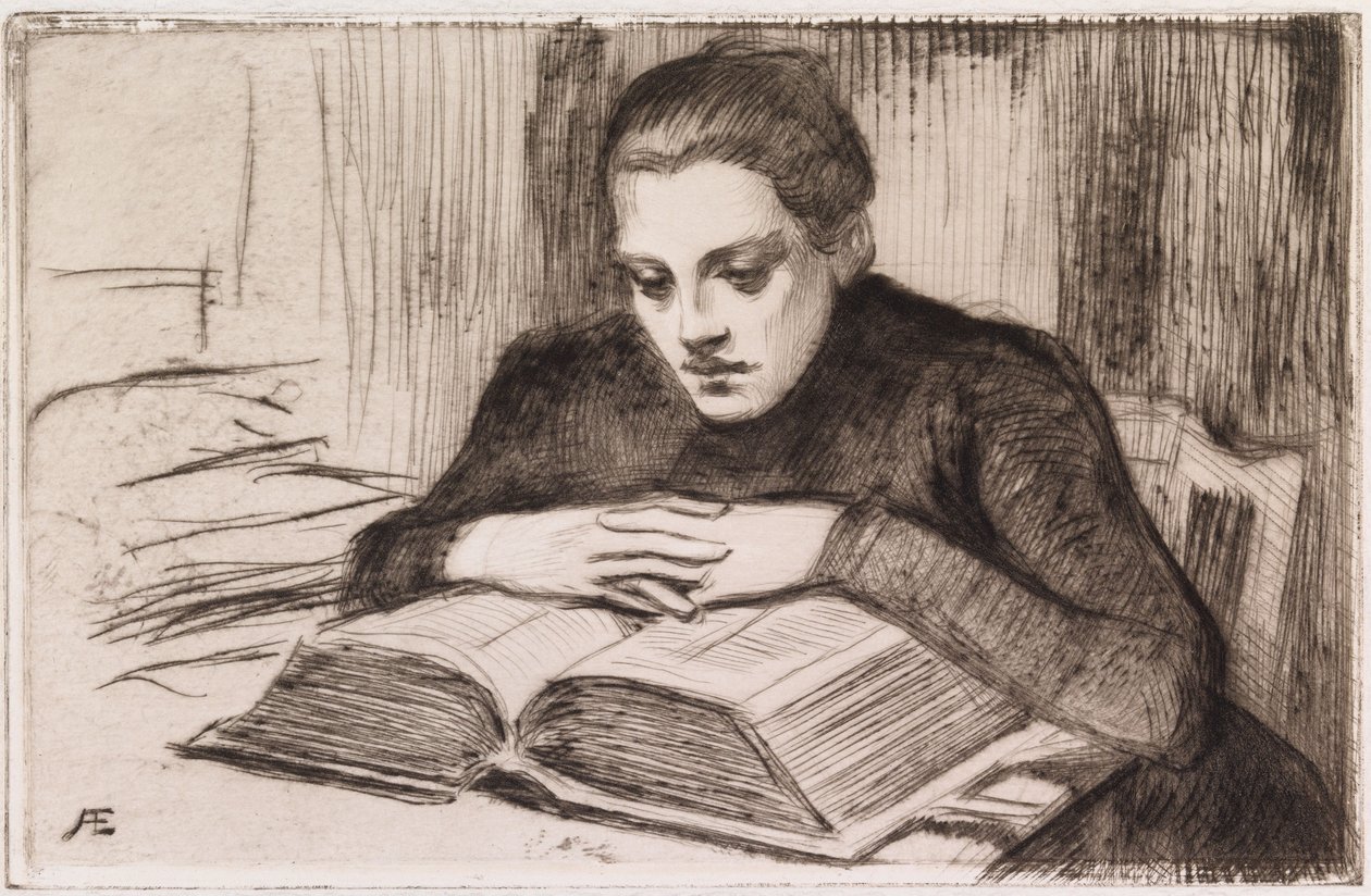 Zonder titel door Albert Edelfelt
