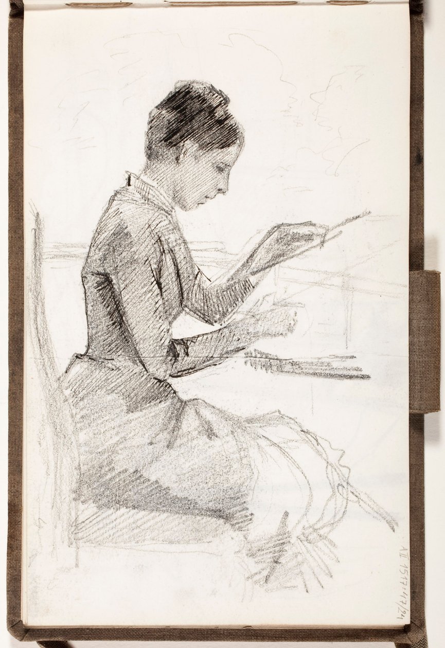 Zonder titel door Albert Edelfelt