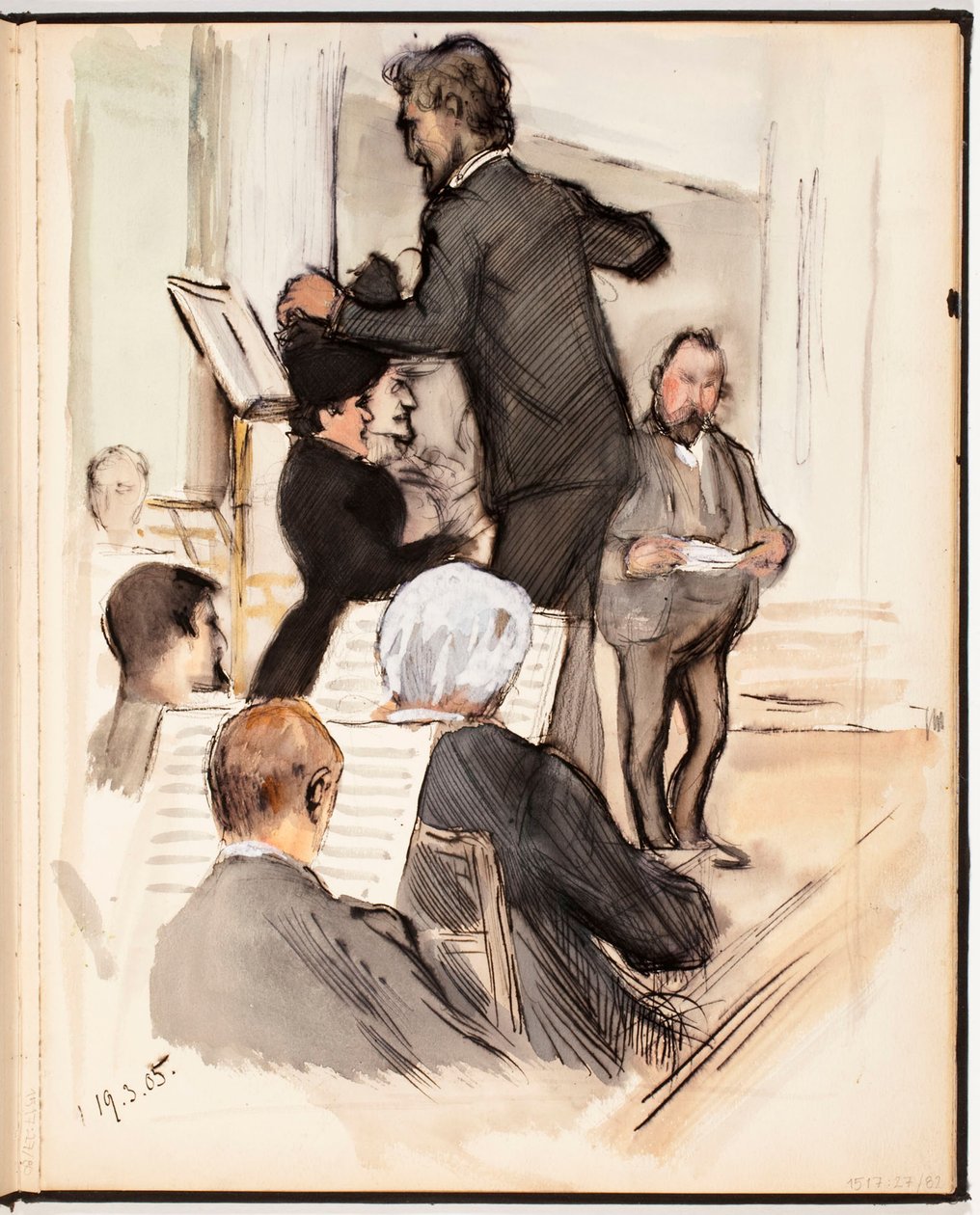 Zonder titel door Albert Edelfelt