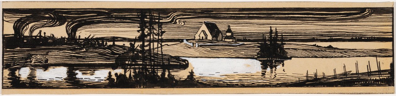 Zonder titel door Albert Edelfelt