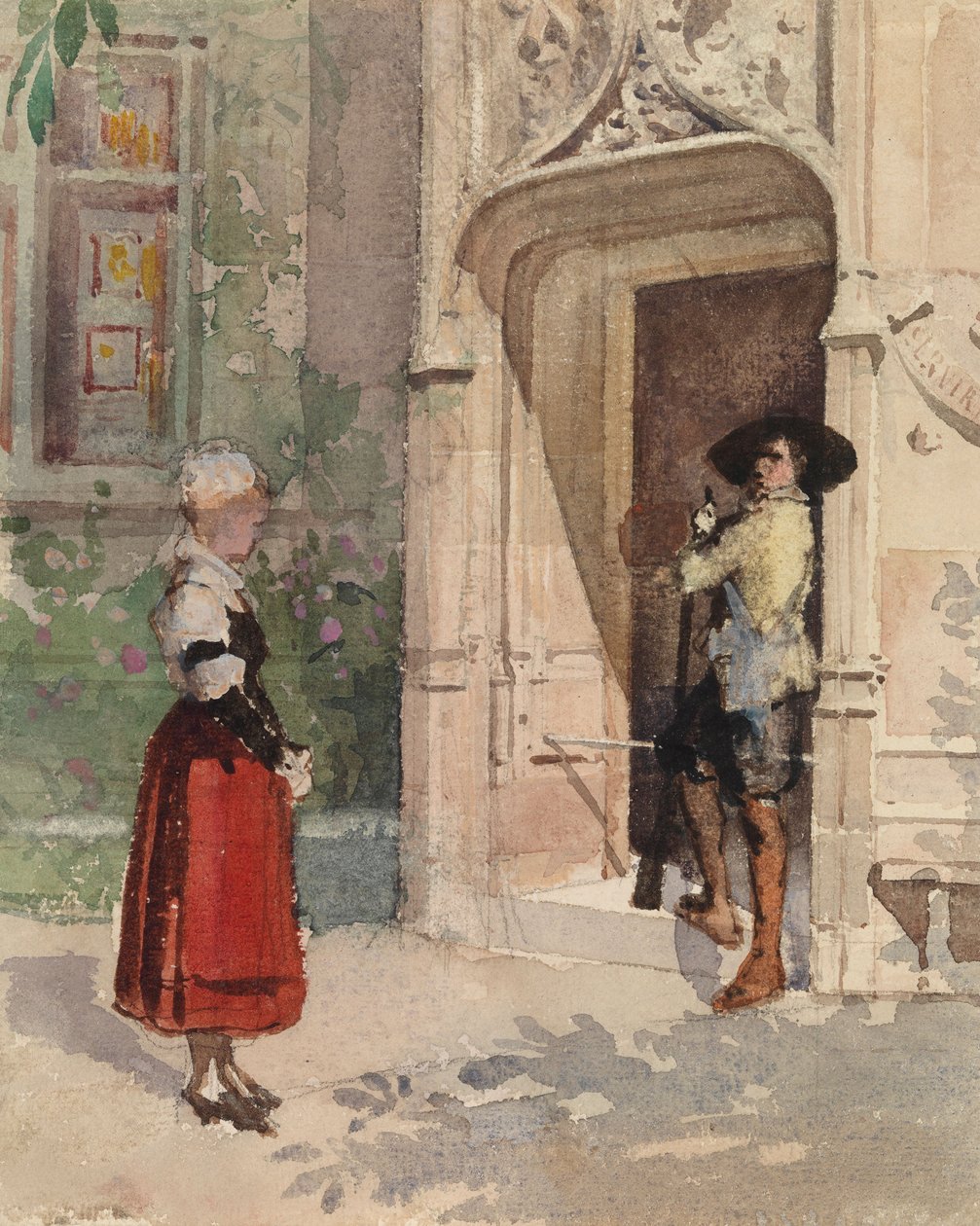Zonder titel door Albert Edelfelt
