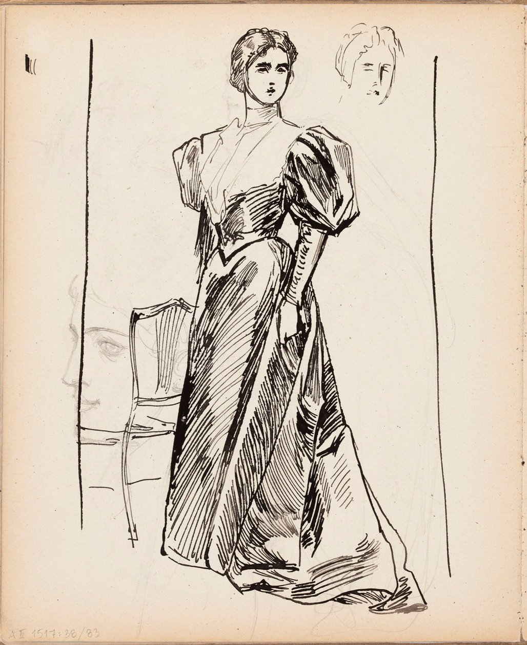 Zonder titel door Albert Edelfelt