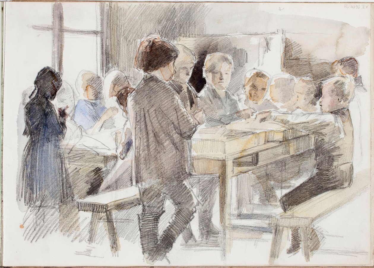 Zonder titel door Albert Edelfelt