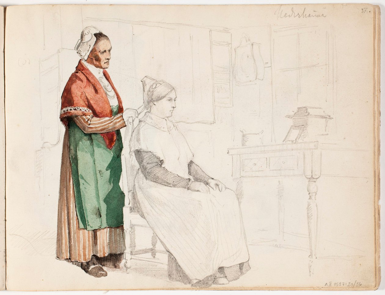 Zonder titel door Albert Edelfelt