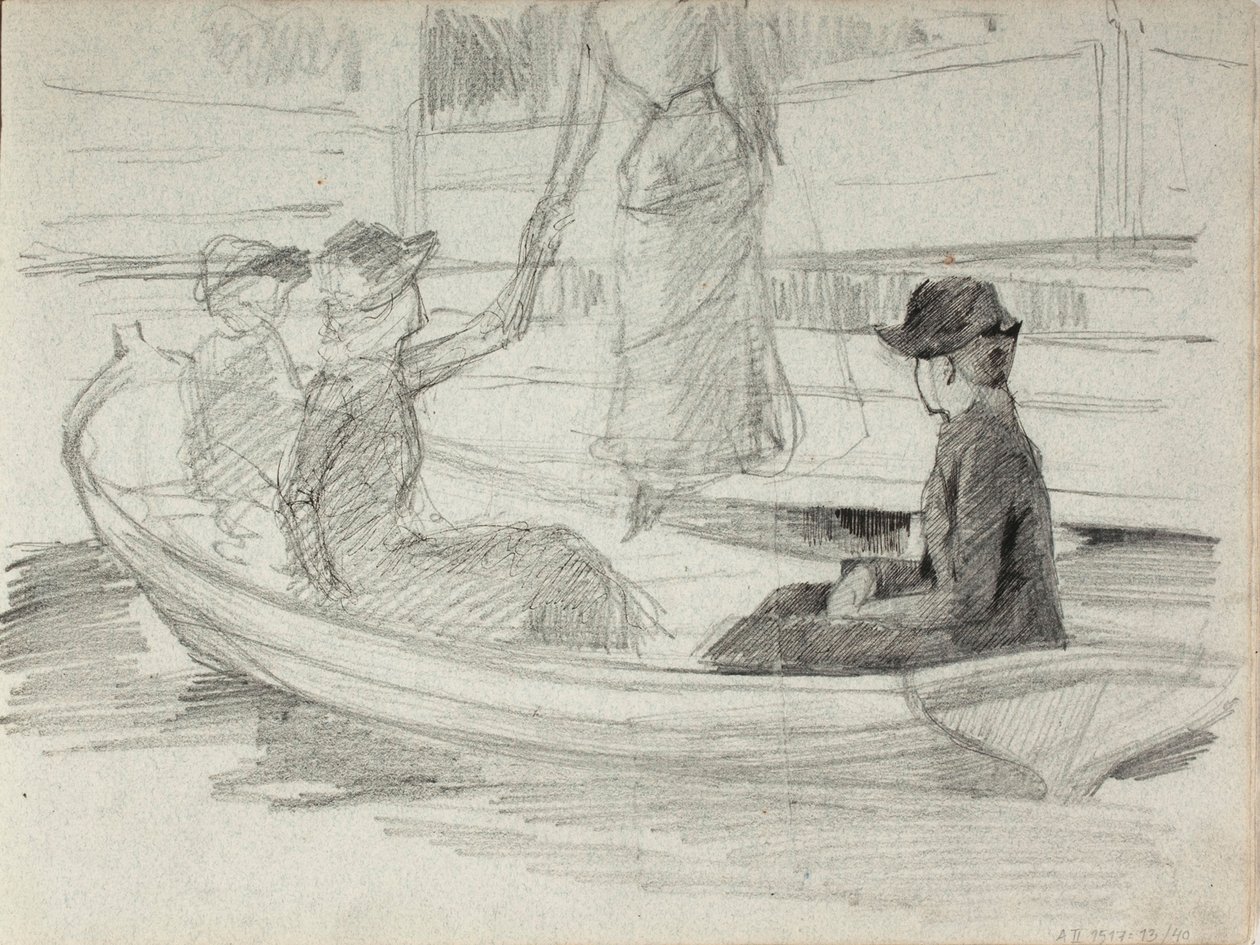 Zonder titel door Albert Edelfelt