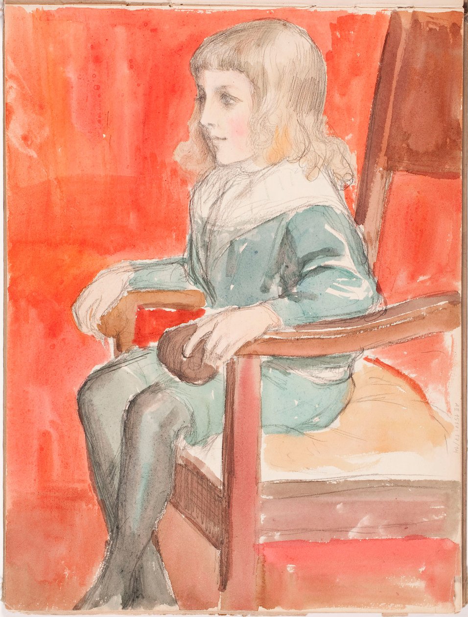 Zonder titel door Albert Edelfelt
