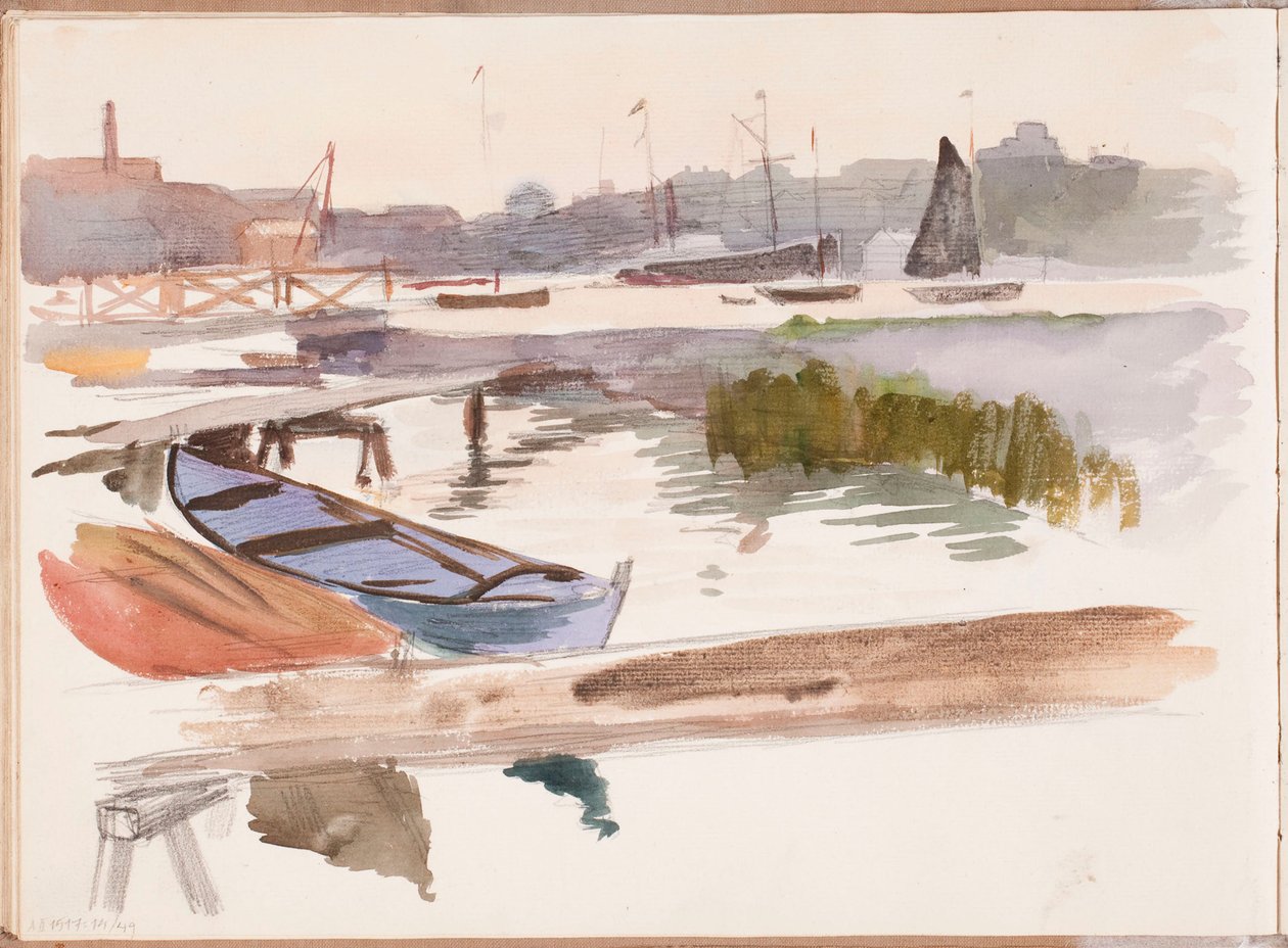 Zonder titel door Albert Edelfelt