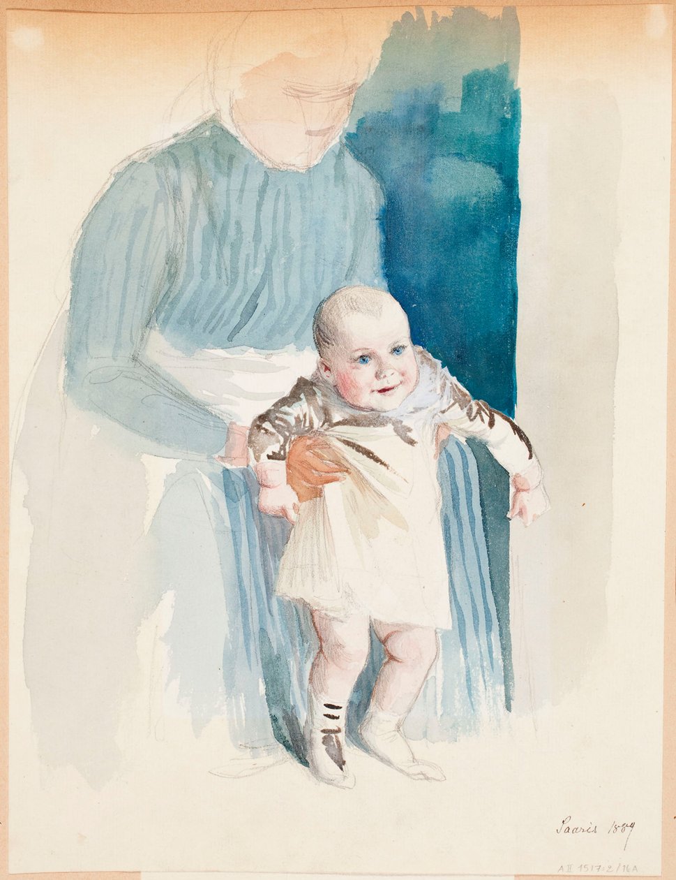 Zonder titel door Albert Edelfelt