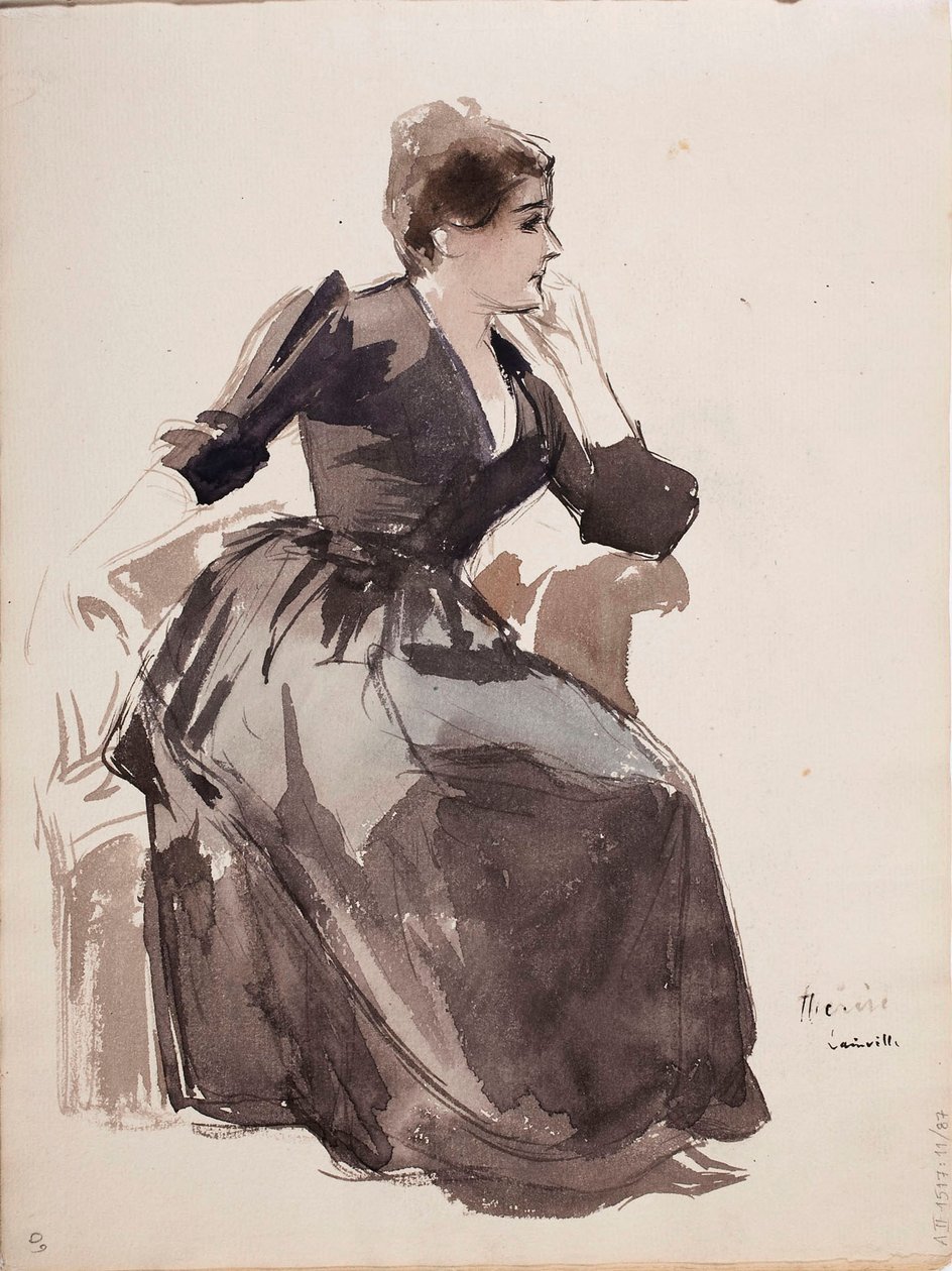 Zonder titel door Albert Edelfelt