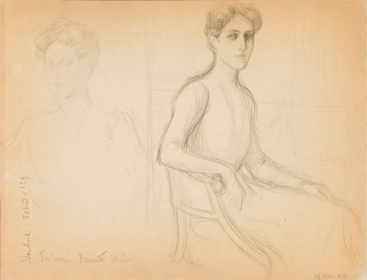 Zonder titel door Albert Edelfelt