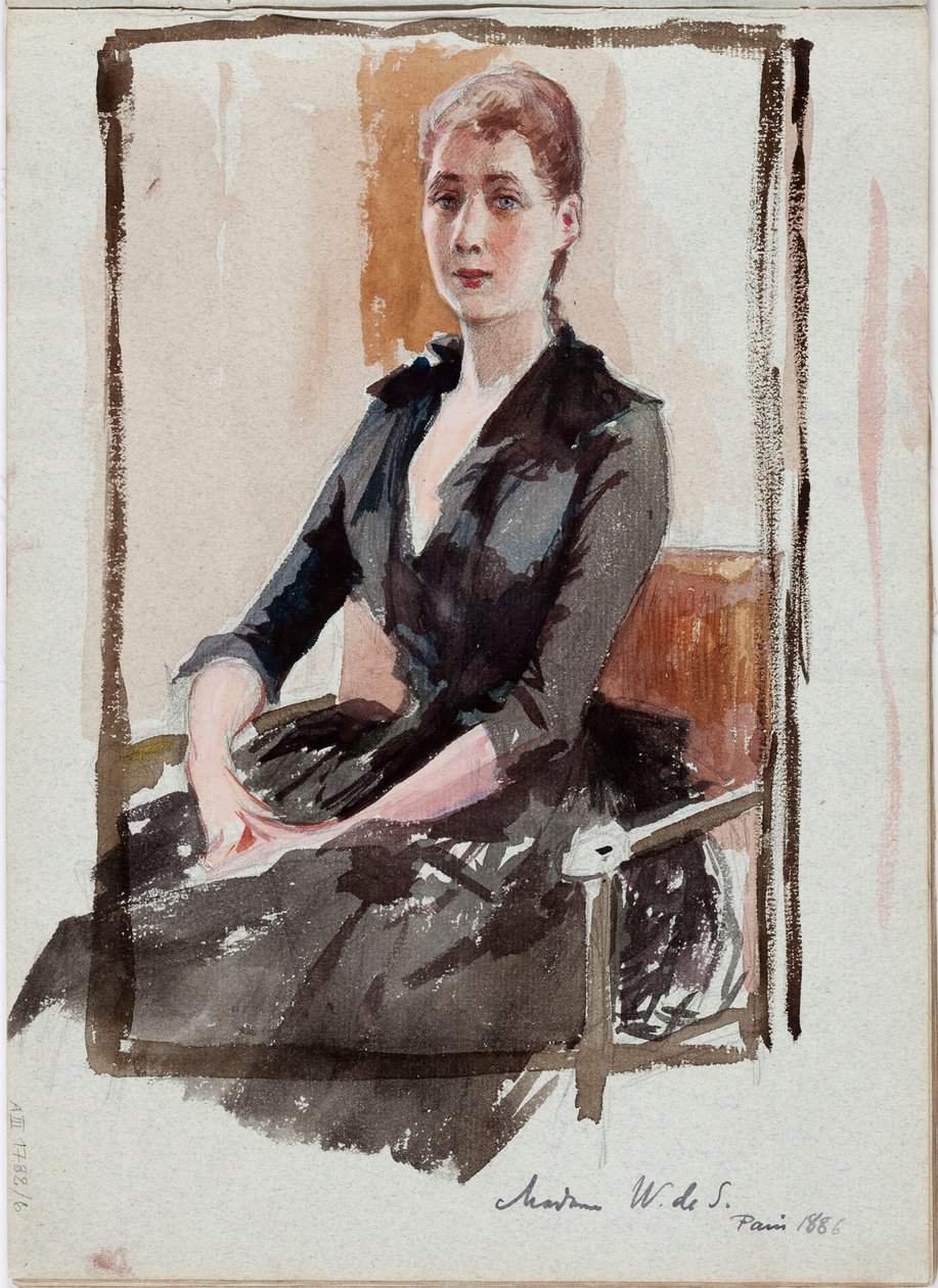 Zonder titel door Albert Edelfelt