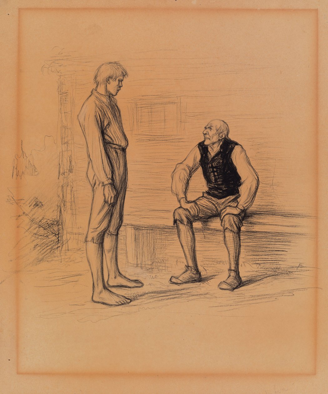 Zonder titel door Albert Edelfelt