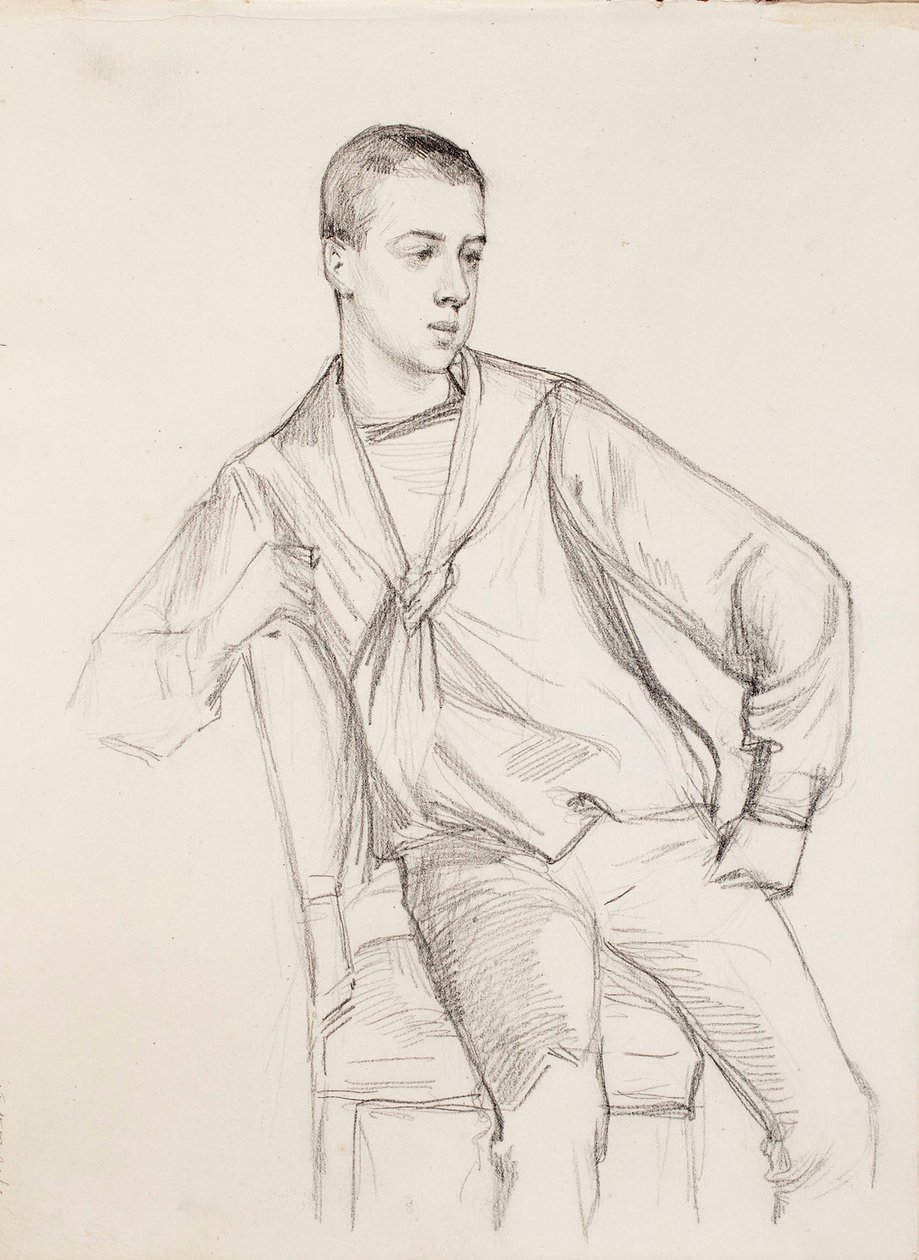 Zonder titel door Albert Edelfelt
