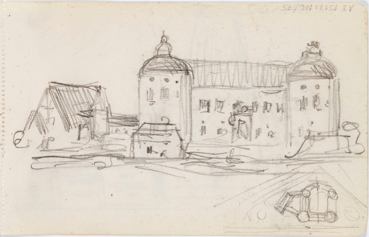 Zonder titel door Albert Edelfelt