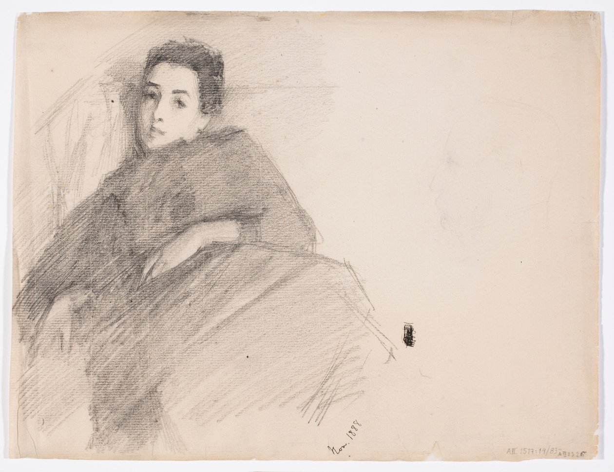 Zonder titel door Albert Edelfelt