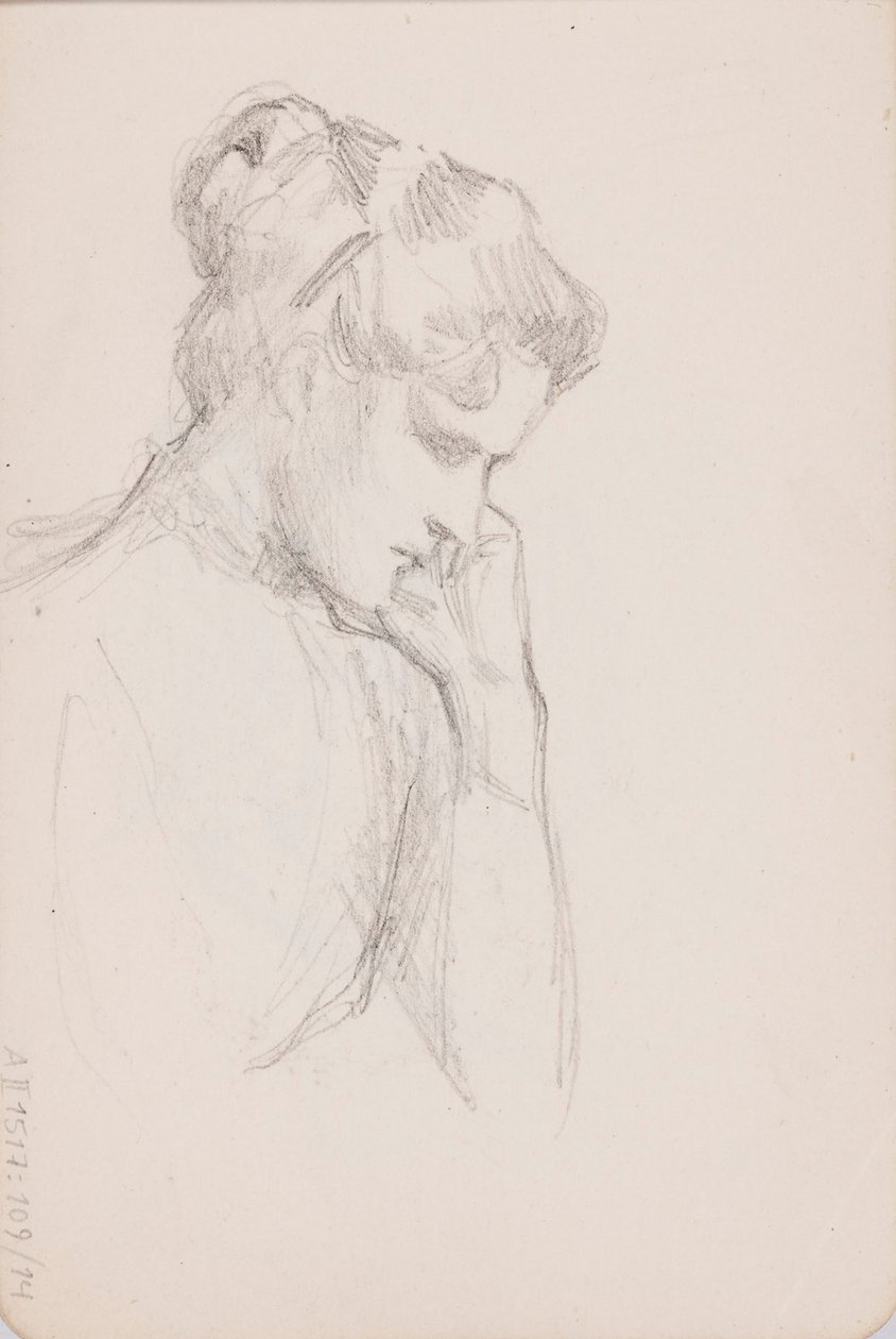 Zonder titel door Albert Edelfelt