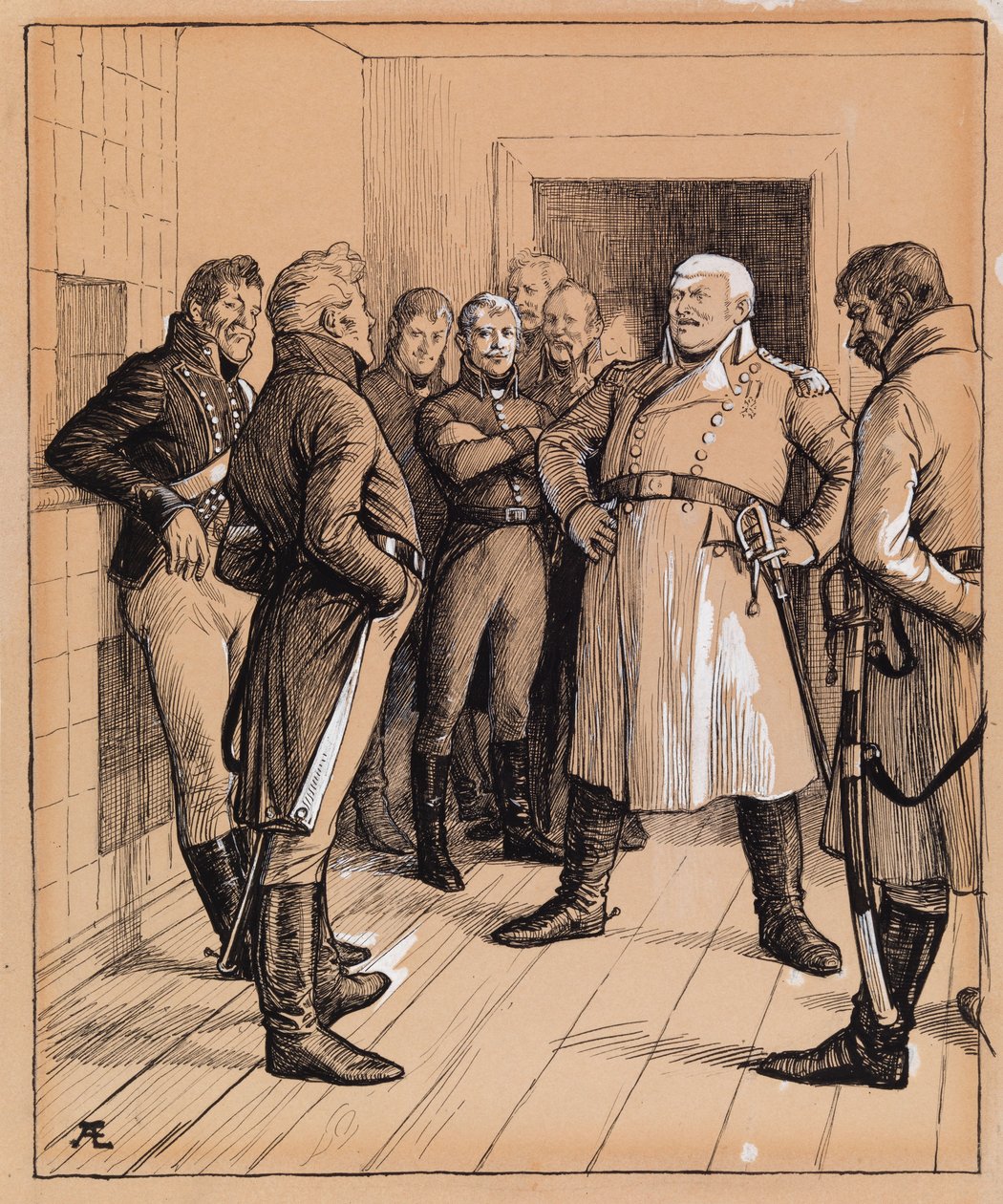 Zonder titel door Albert Edelfelt