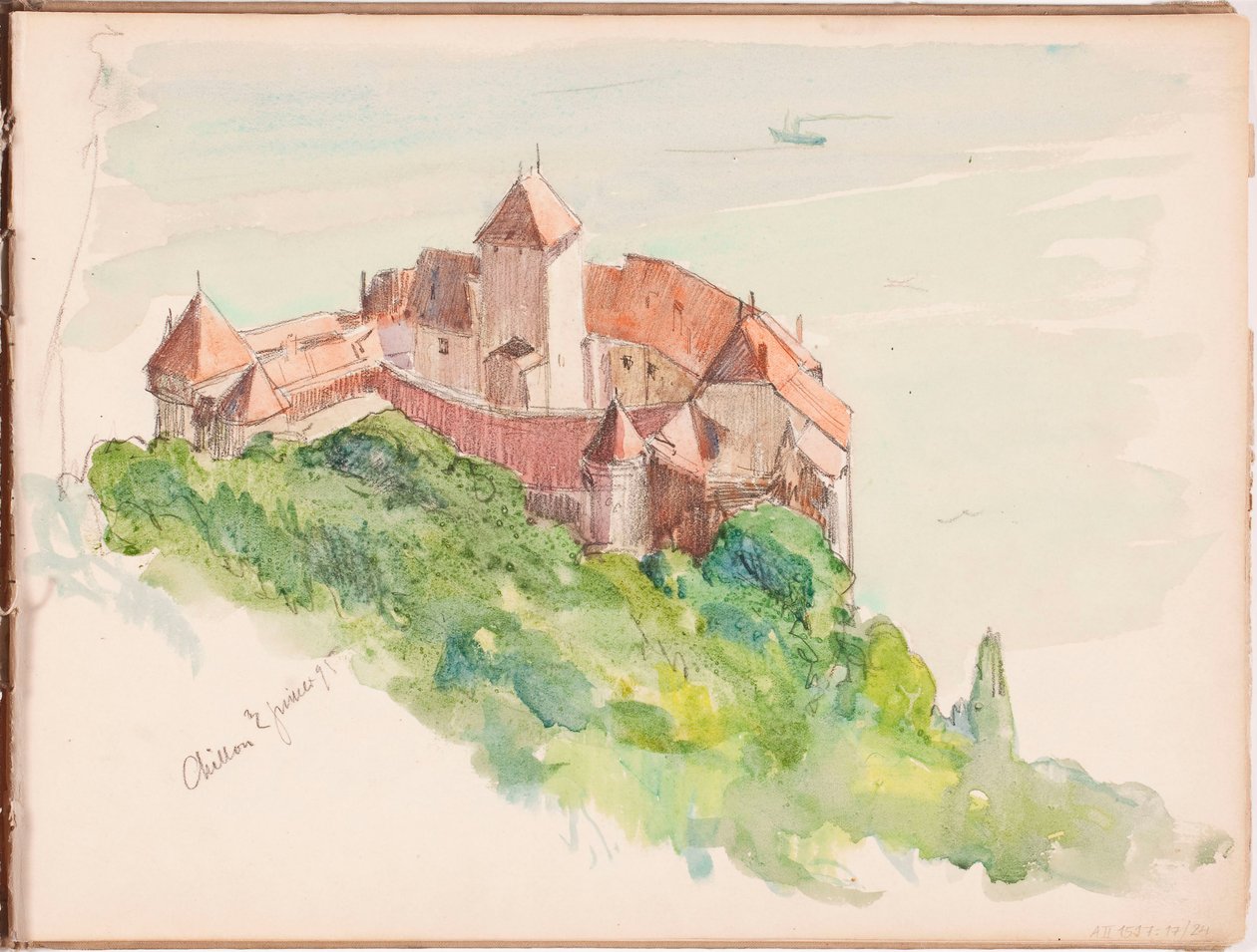 Zonder titel door Albert Edelfelt