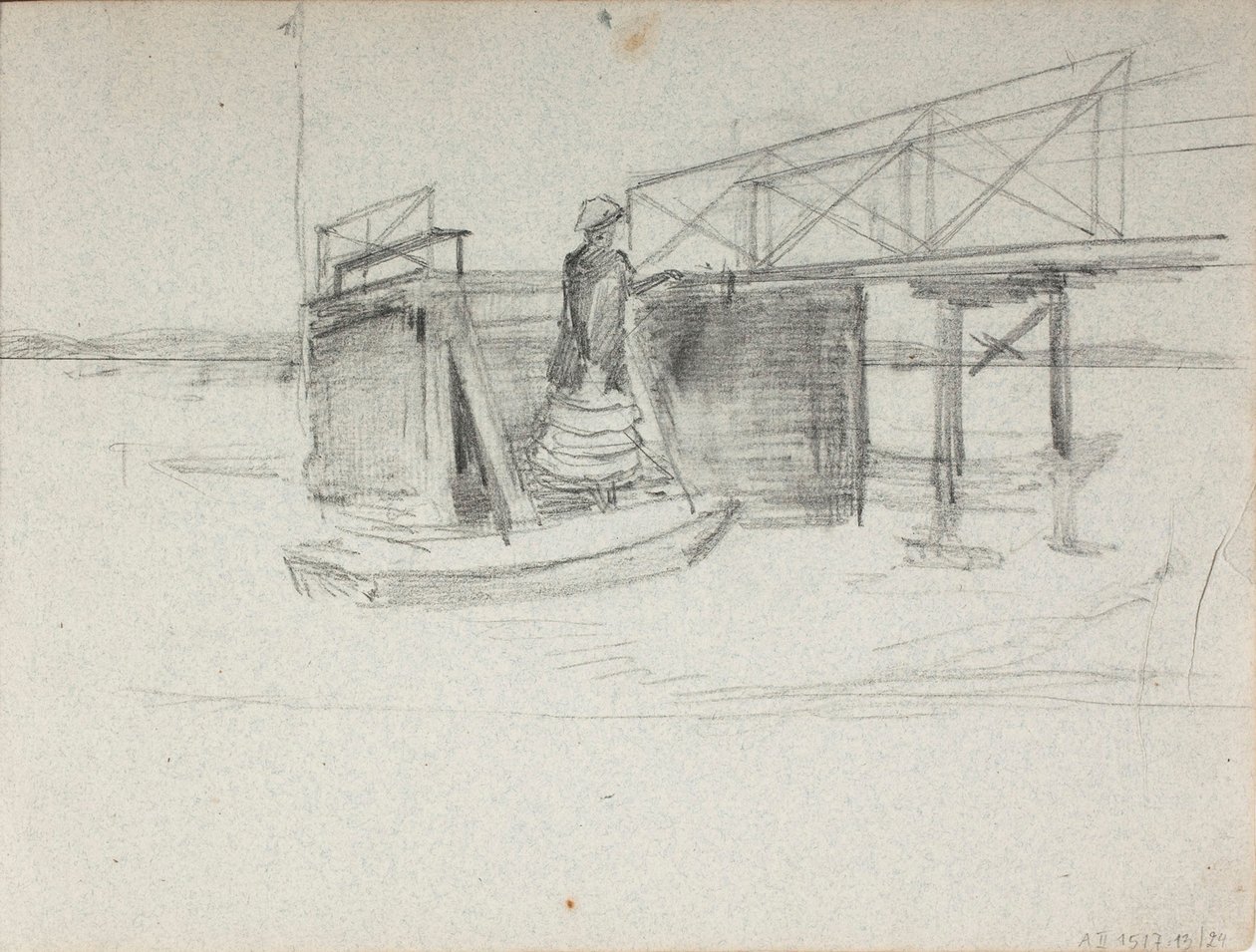 Zonder titel door Albert Edelfelt