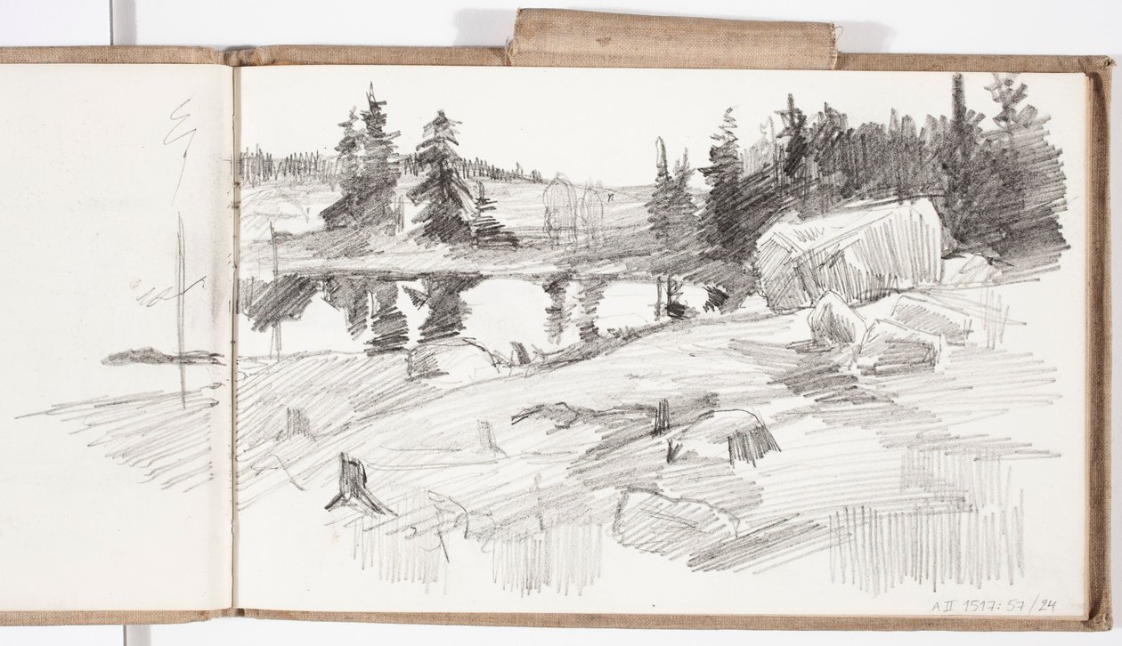 Zonder titel door Albert Edelfelt