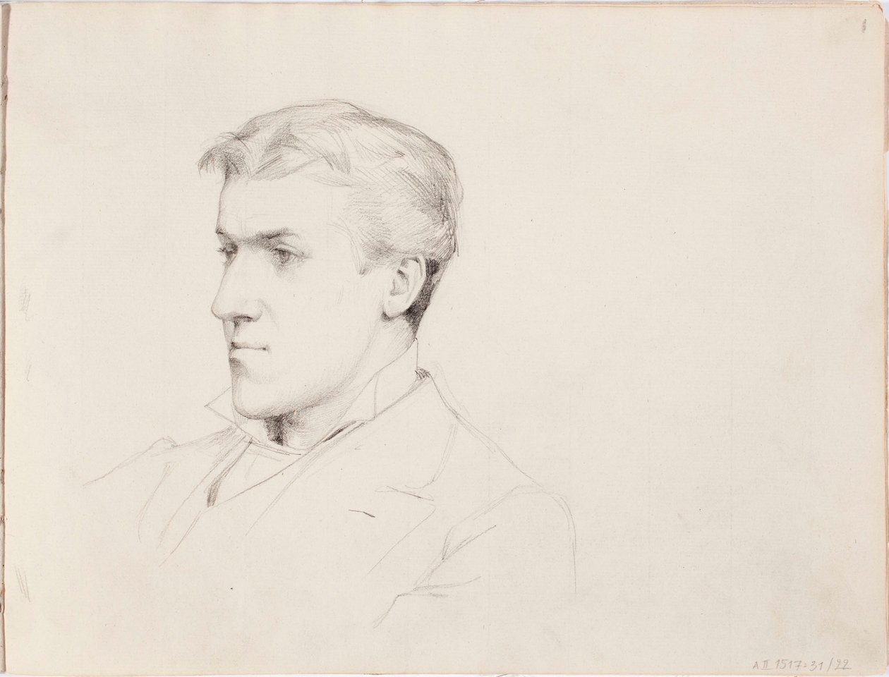Zonder titel door Albert Edelfelt