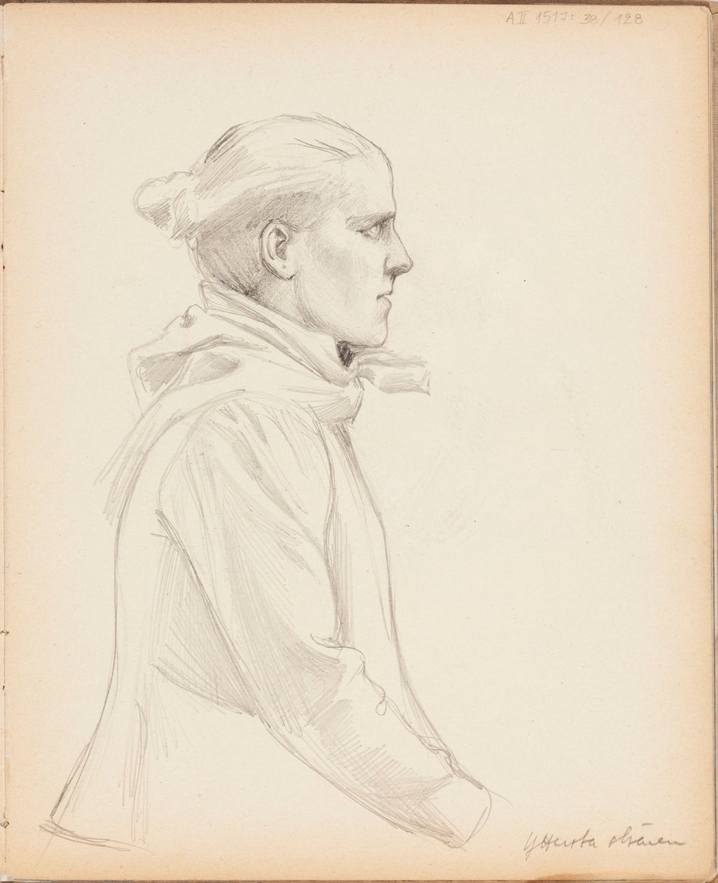Zonder titel door Albert Edelfelt