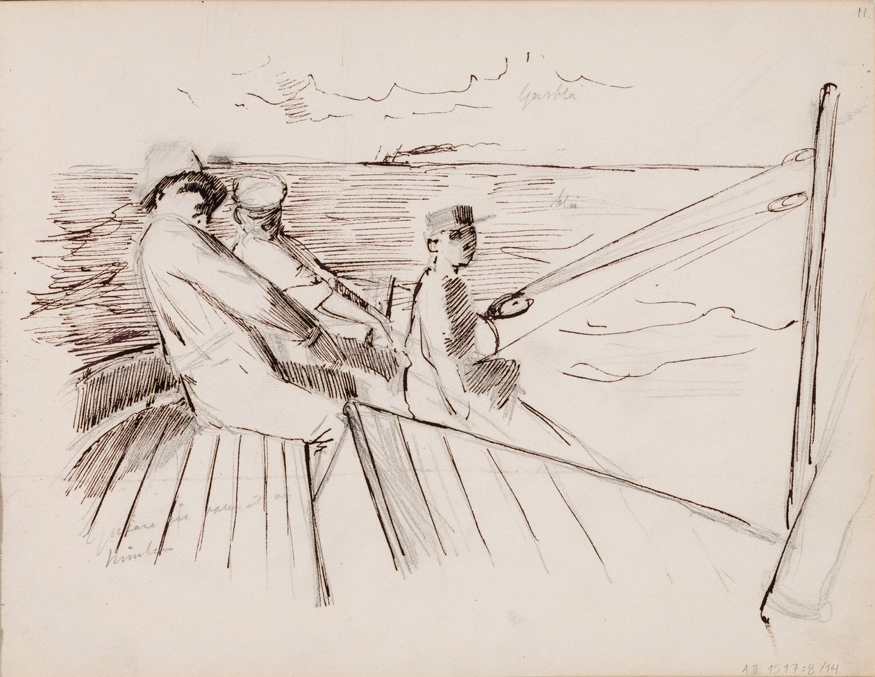 Zonder titel door Albert Edelfelt