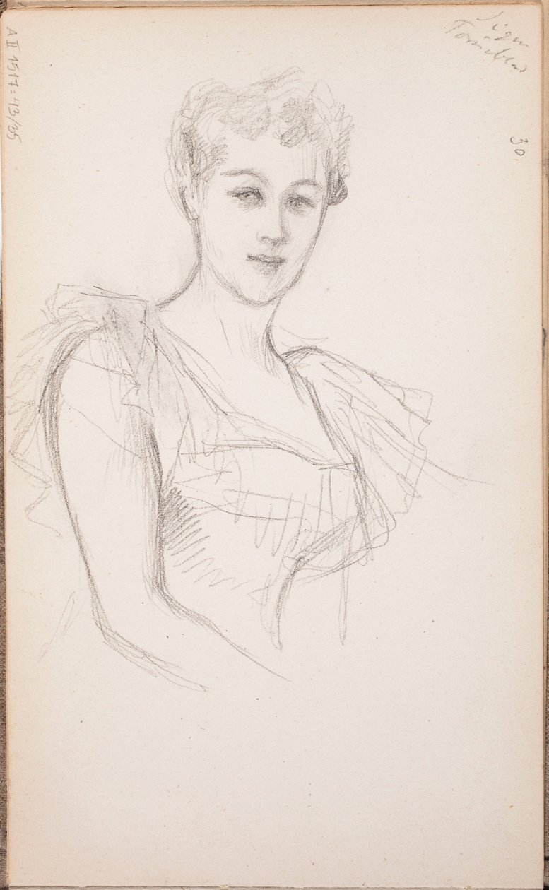 Zonder titel door Albert Edelfelt