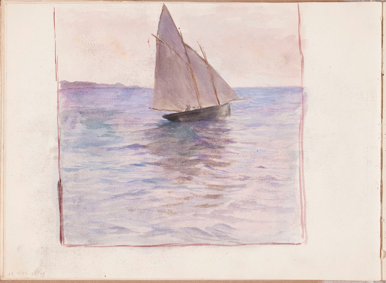 Zonder titel door Albert Edelfelt