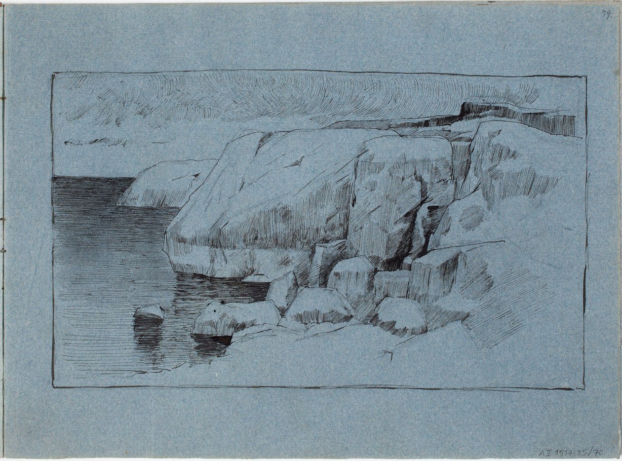 Zonder titel door Albert Edelfelt