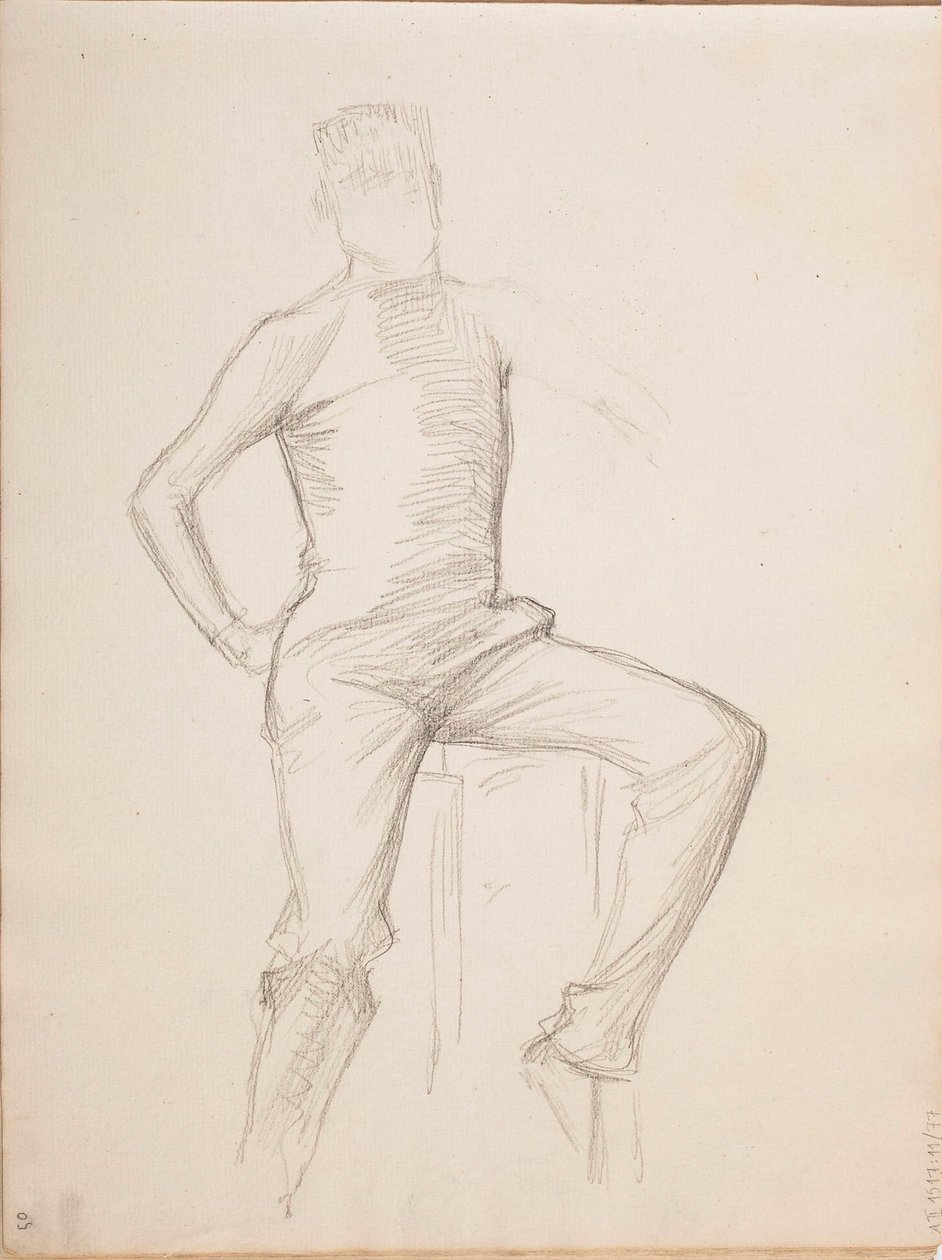 Zonder titel door Albert Edelfelt