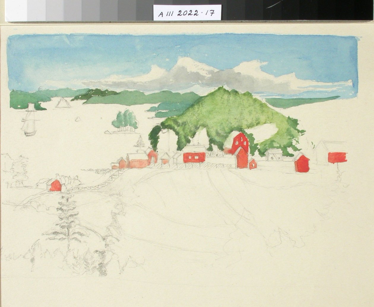 Zonder titel door Albert Edelfelt