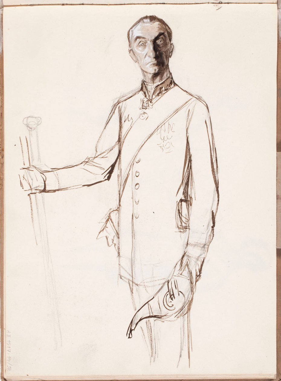 Zonder titel door Albert Edelfelt